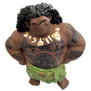 Disney Moana Maui Doll 8 inch Figure Toy Walt Disney Pictures Dwayne Johnson